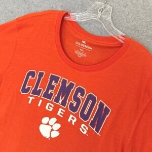 NEW! Colosseum Clemson Tigers T-Shirt Mens XXL Orange NCAA Tee Sort Sleeve NWT